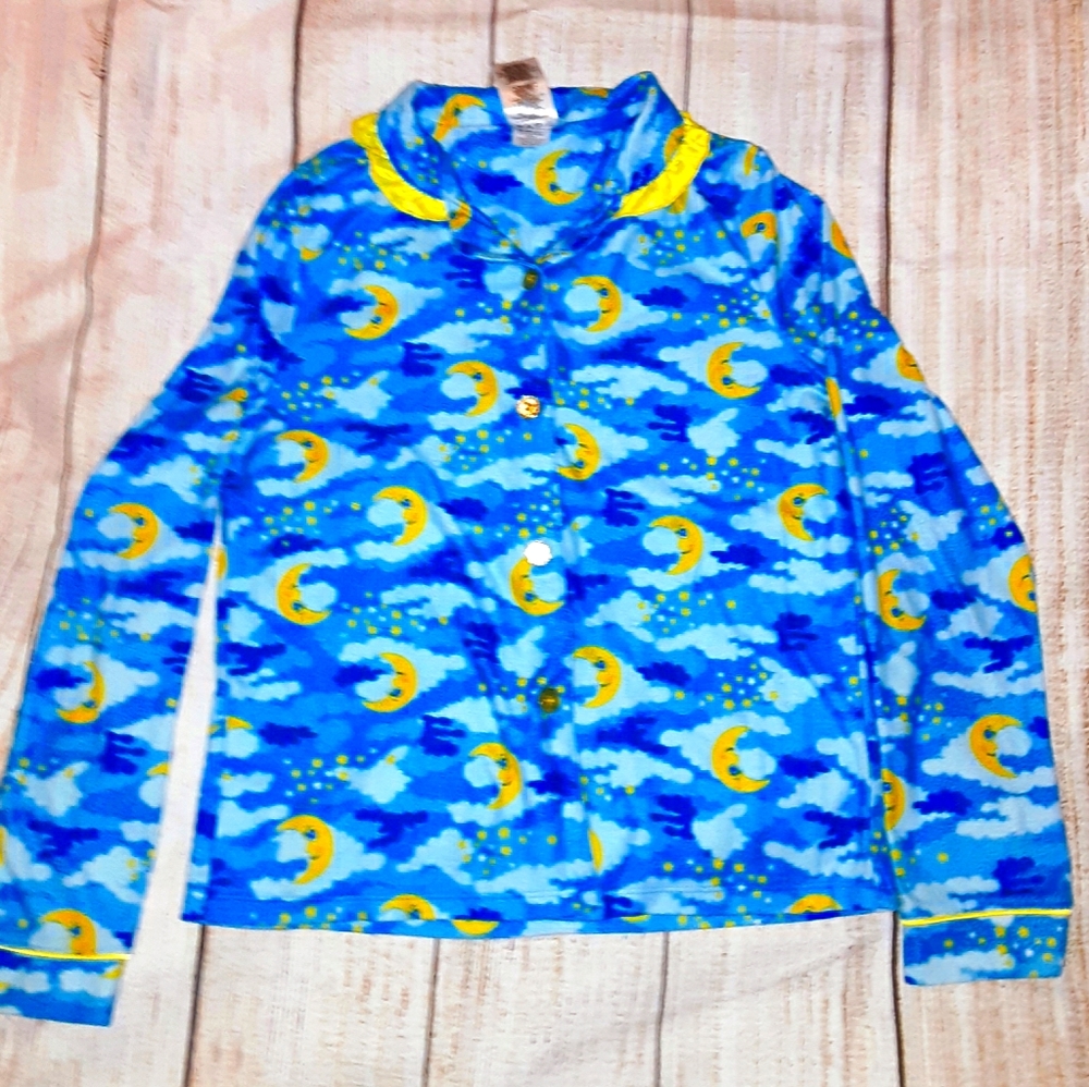 🌜Blue Moon Flannel Pajamas 🌛 Size 14/16